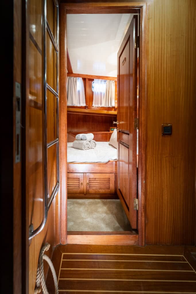 cabina vista da corridoio
