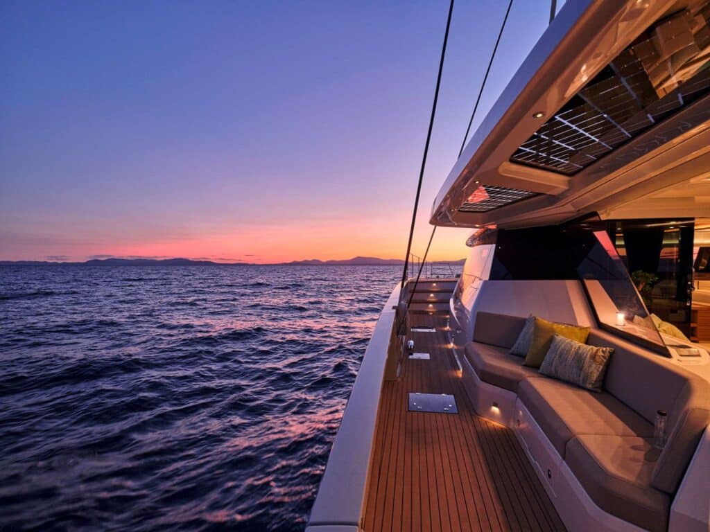 Ad Astra side view at sunset