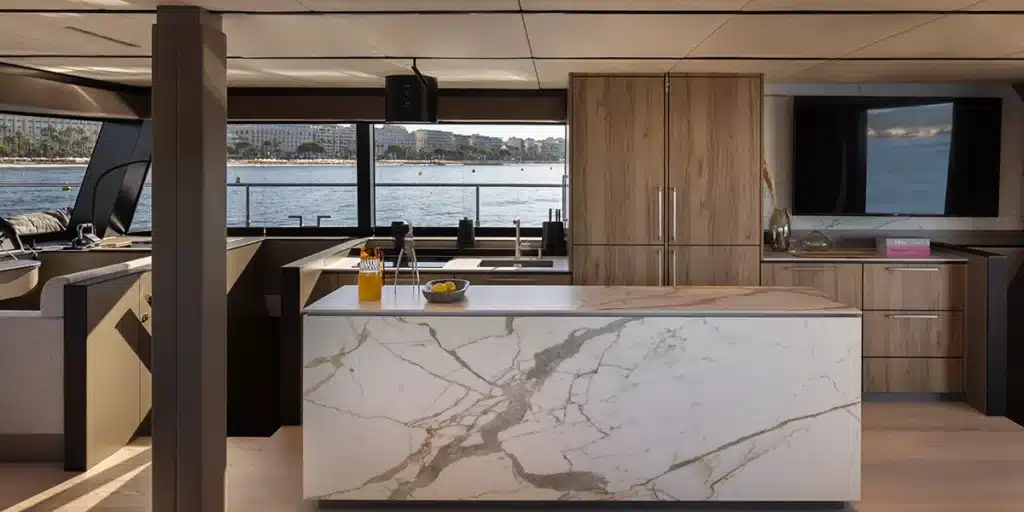 Full-moon-Moon-60-sailing-catamaran-for-charter-in-Balearic-islands-kithchen