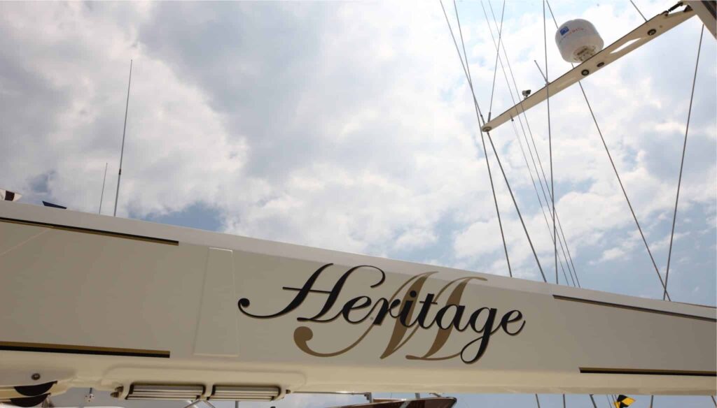 Heritage-M-Exterior-boom-yacht-for-charter-west-coast-international-scaled