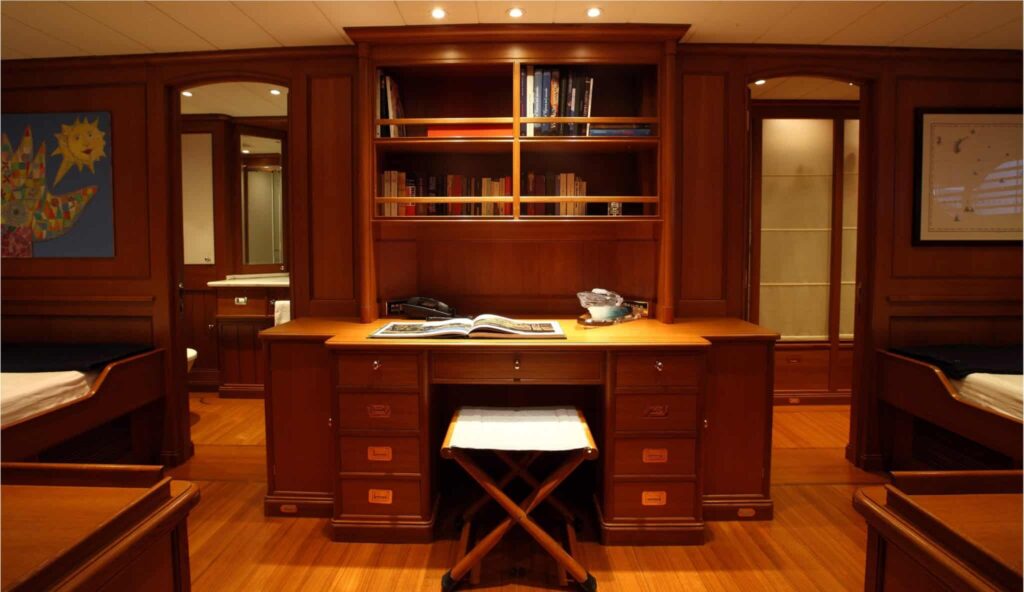 Heritage-M-Interior-master-cabin-07-yacht-for-charter-west-coast-international-scaled