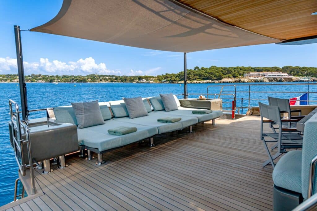 KokonutsWallylife Yacht for charter Mediterranean deck