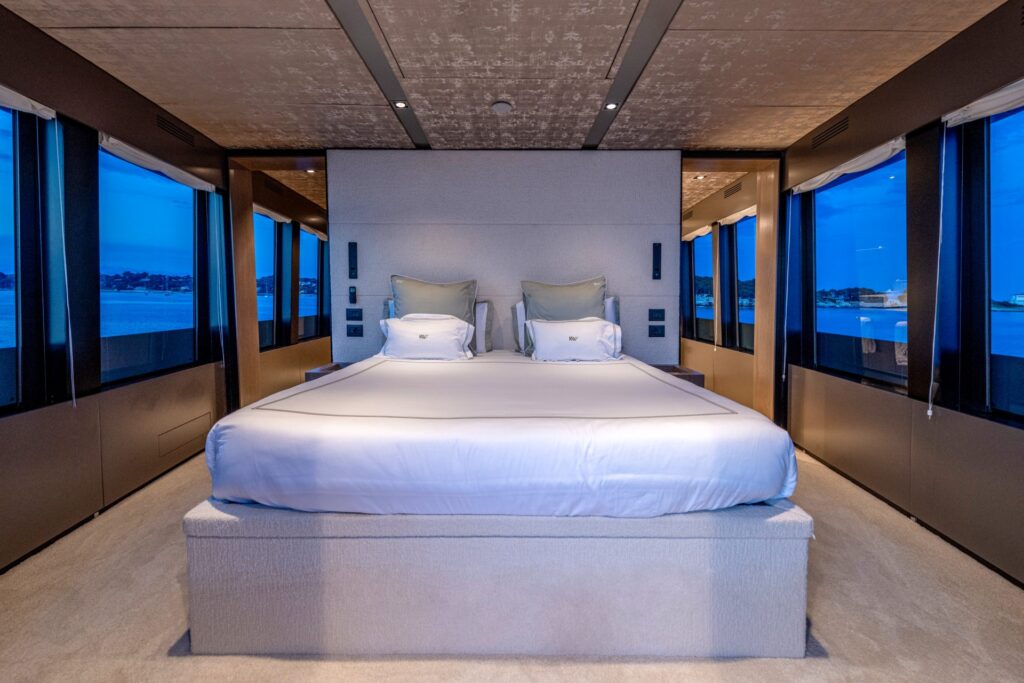 KokonutsWallylife Yacht for charter Mediterranean master suite