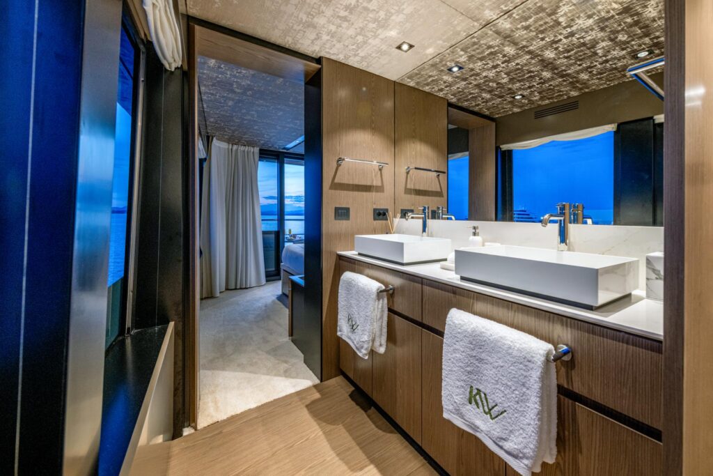 KokonutsWallylife Yacht for charter Mediterranean bathroom