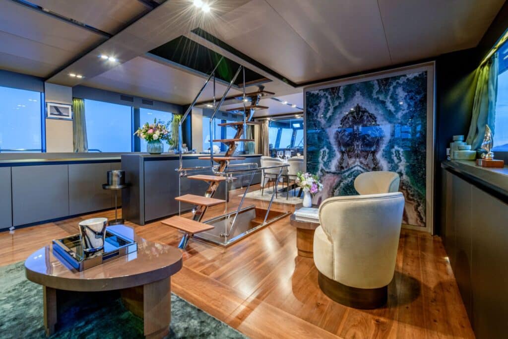 KokonutsWallylife Yacht for charter Mediterranean saloon