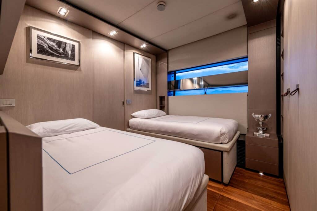 KokonutsWallylife Yacht for charter Mediterranean second twin room