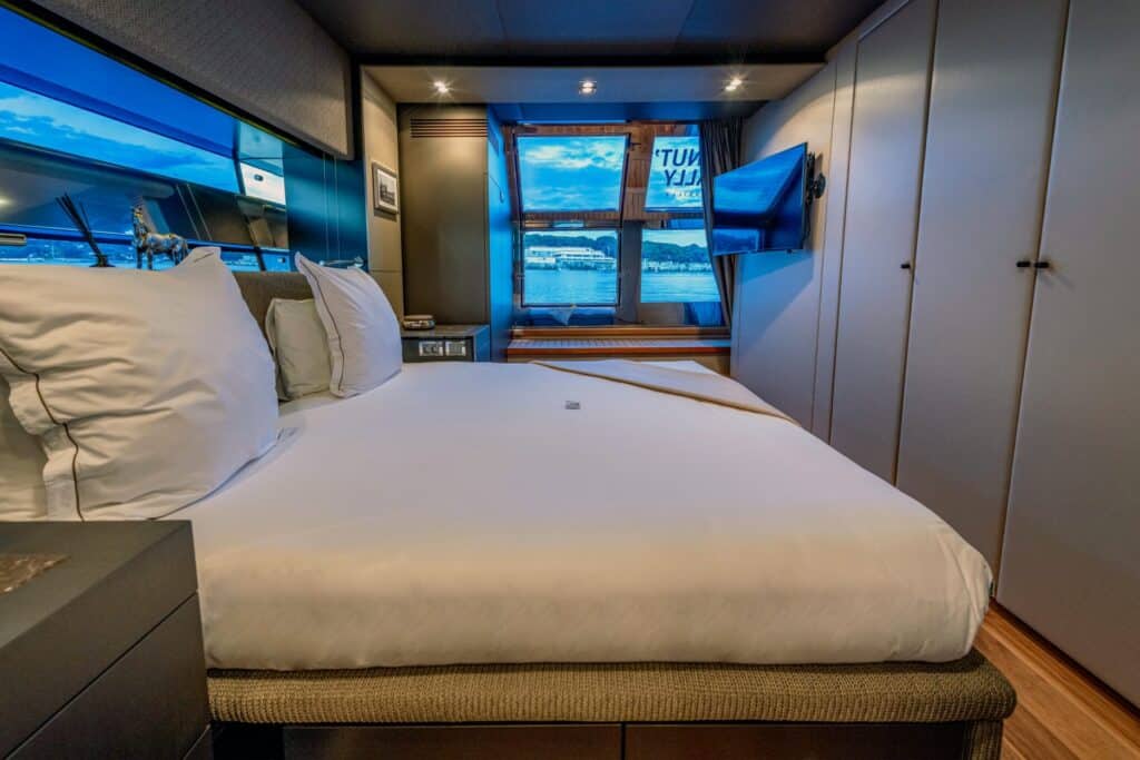 KokonutsWallylife Yacht for charter Mediterranean bedroom