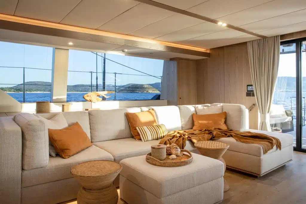 Sunreef Catamaran yacht for charter Ray booking with Verdeblu interior